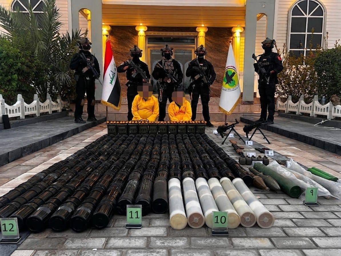 جهاز مكافحة الإرهاب يلقي القبض على تاجريّ اسلحة (2) في العاصمة بغداد 
