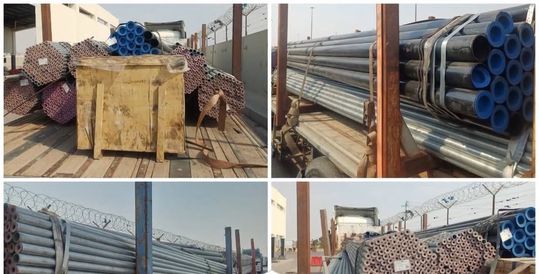 المنافذ ضبط شاحنتين تحملان بضائع بمعاملة مزورة في منفذ ميناء أم قصر الشمالي