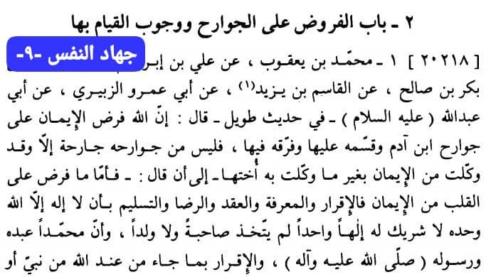 جهاد النفس -٩- كمال الإيمان ونقصانه في جهاد الجوارح .. الحلقة (١)