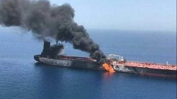 الحرس الثوري يعلن انفجار ناقلة نفط جنوب مضيق هرمز