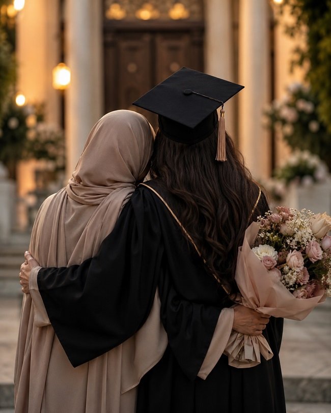 في عينيكِ الفرحُ ذهبيًا ينساب